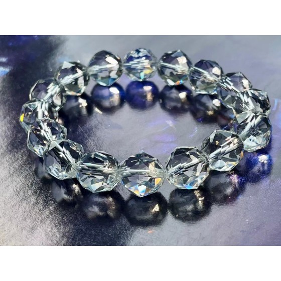 Natural white crystal diamond cut bracelet bracelet bracelet accessories birthday gift